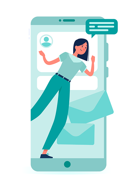 Contact illustration